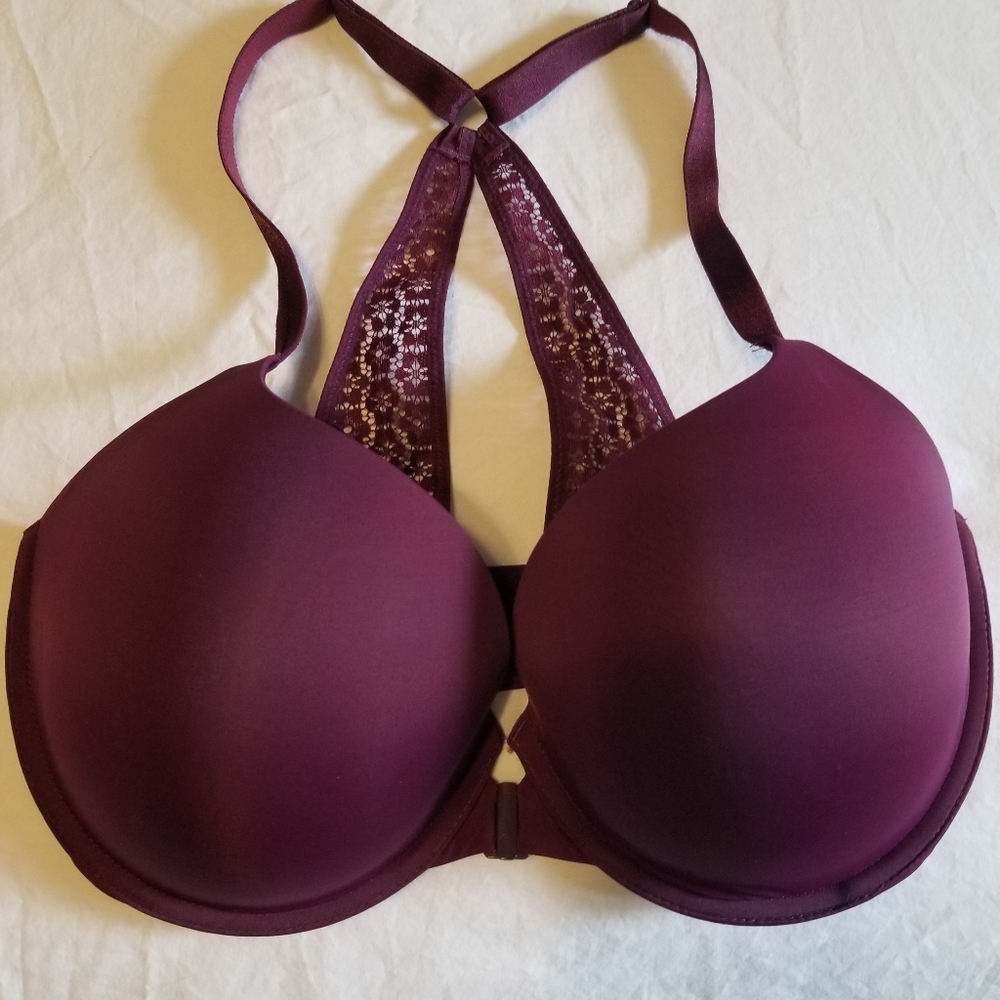 Racerback front close bra